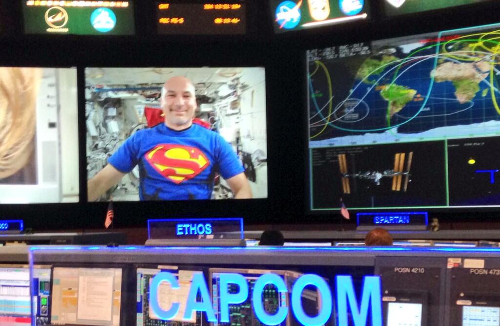 Space Station Astronaut Celebrates Halloween With Special Costume
